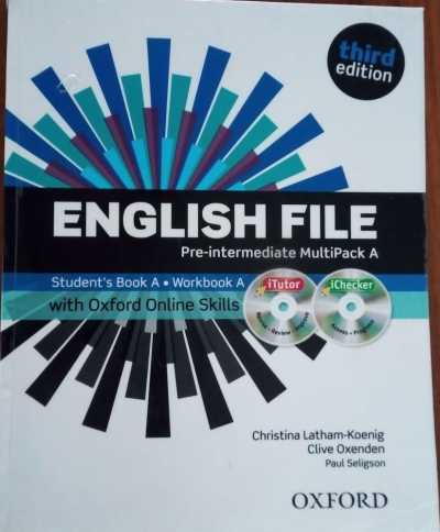 English File - Pre-Intermediate -Students Book & Workbook - Multi-pack A